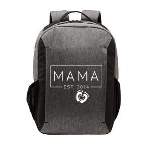 Mama Est 2024 Promoted To Mommy Mothers Day Mom 2024 Vector Backpack