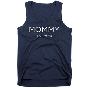 Mommy Est 2024 Pregnancy Announcement Mothers Day 2024 Tank Top