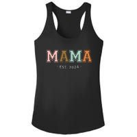 Mama Est 2024 MotherS Day Celebration Ladies PosiCharge Competitor Racerback Tank