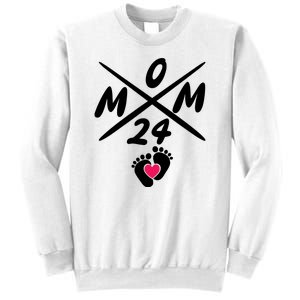 Mama Est 2024 Promoted To Mommy Mothers Day Mom 2024 Sweatshirt