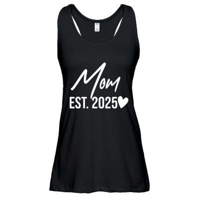 Mom Est. 2025 New Baby Ladies Essential Flowy Tank