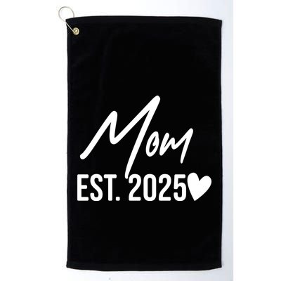 Mom Est. 2025 New Baby Golf Towel