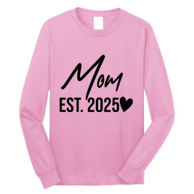 Mom Est. 2025 New Baby Long Sleeve Shirt