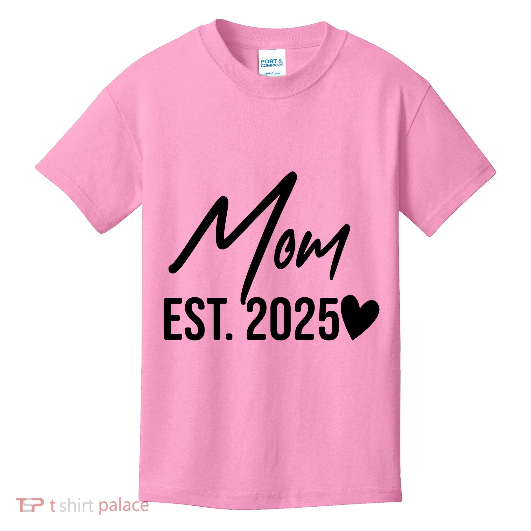 Mom Est. 2025 New Baby Kids T-Shirt