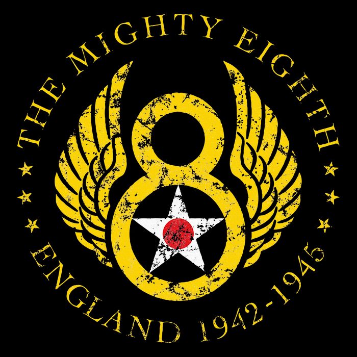 Mighty Eighth 8th Usaaf B17 & B24 Bomber Group Hoodie