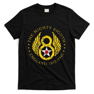 Mighty Eighth 8th Usaaf B17 & B24 Bomber Group T-Shirt