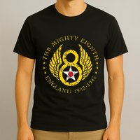 Mighty Eighth 8th Usaaf B17 & B24 Bomber Group T-Shirt