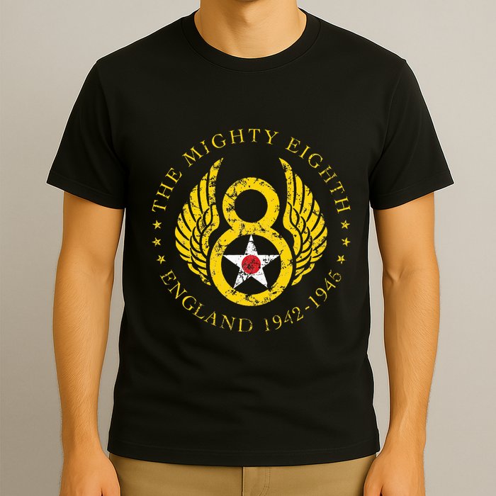 Mighty Eighth 8th Usaaf B17 & B24 Bomber Group T-Shirt