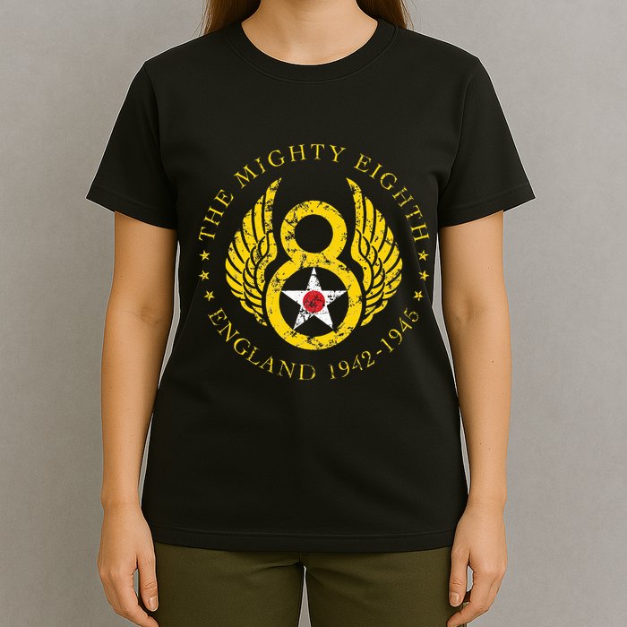 Mighty Eighth 8th Usaaf B17 & B24 Bomber Group T-Shirt