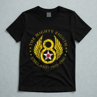 Mighty Eighth 8th Usaaf B17 & B24 Bomber Group T-Shirt
