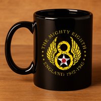 Mighty Eighth 8th Usaaf B17 & B24 Bomber Group 11oz C Handle Ceramic Mug