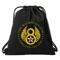 Mighty Eighth 8th Usaaf B17 & B24 Bomber Group Drawstring Bag