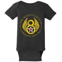 Mighty Eighth 8th Usaaf B17 & B24 Bomber Group Baby Bodysuit