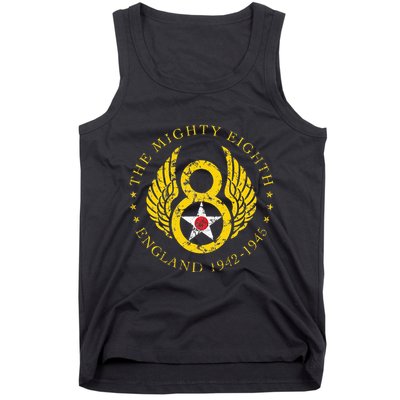 Mighty Eighth 8th Usaaf B17 & B24 Bomber Group Tank Top