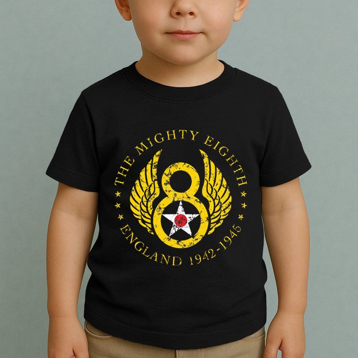 Mighty Eighth 8th Usaaf B17 & B24 Bomber Group Toddler T-Shirt