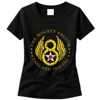 Mighty Eighth 8th Usaaf B17 & B24 Bomber Group Womens T-Shirt