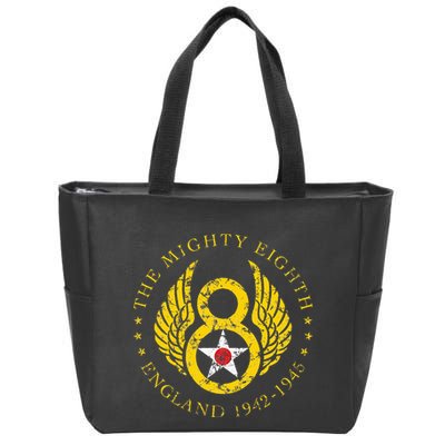Mighty Eighth 8th Usaaf B17 & B24 Bomber Group Zip Tote Bag