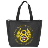 Mighty Eighth 8th Usaaf B17 & B24 Bomber Group Zip Tote Bag