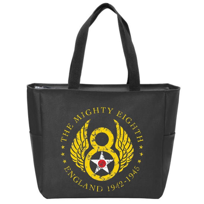 Mighty Eighth 8th Usaaf B17 & B24 Bomber Group Zip Tote Bag