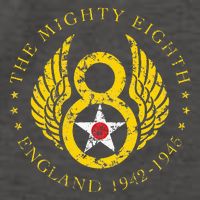 Mighty Eighth 8th Usaaf B17 & B24 Bomber Group Vector Backpack