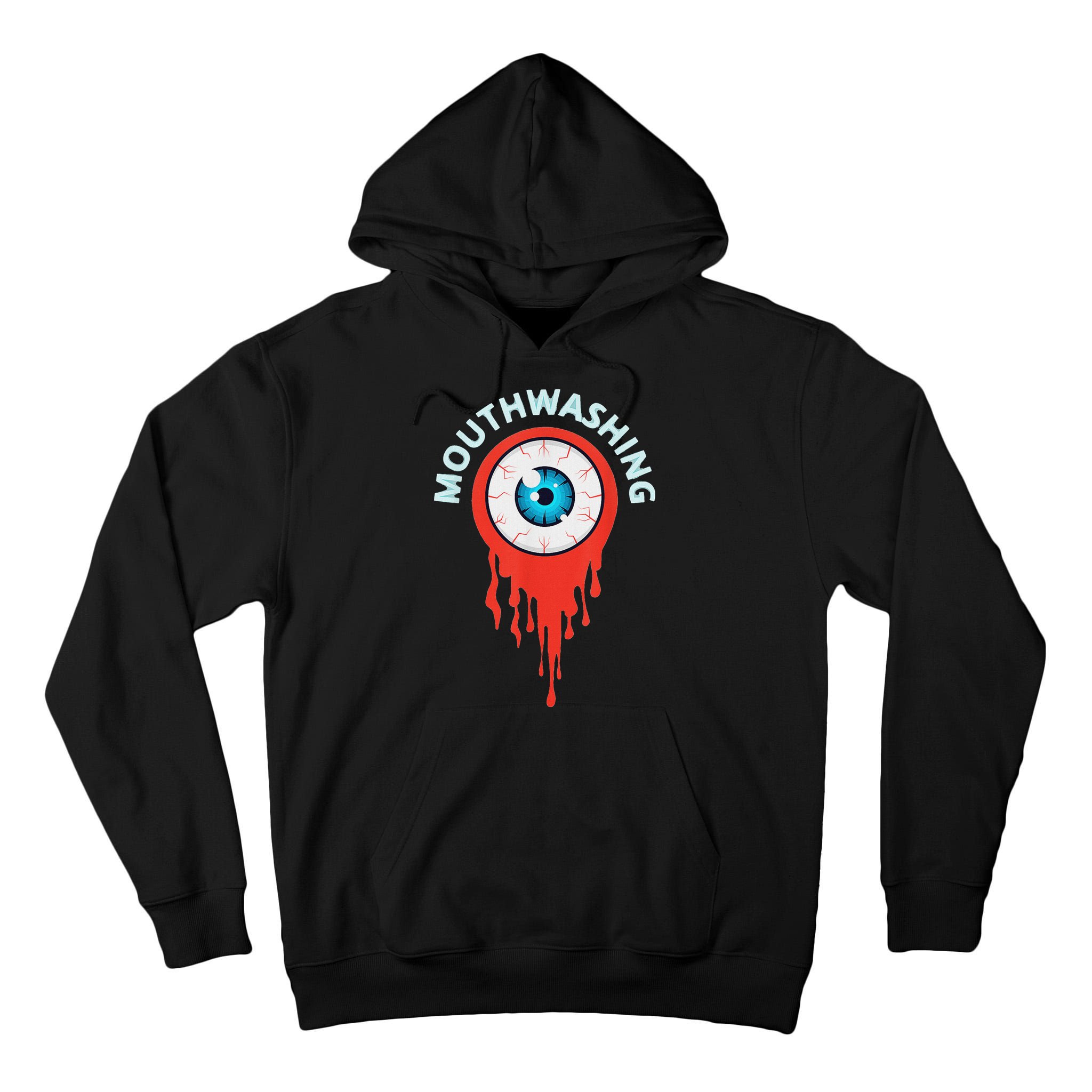 Mouthwashing Eye Art For Horror Fans Tall Hoodie