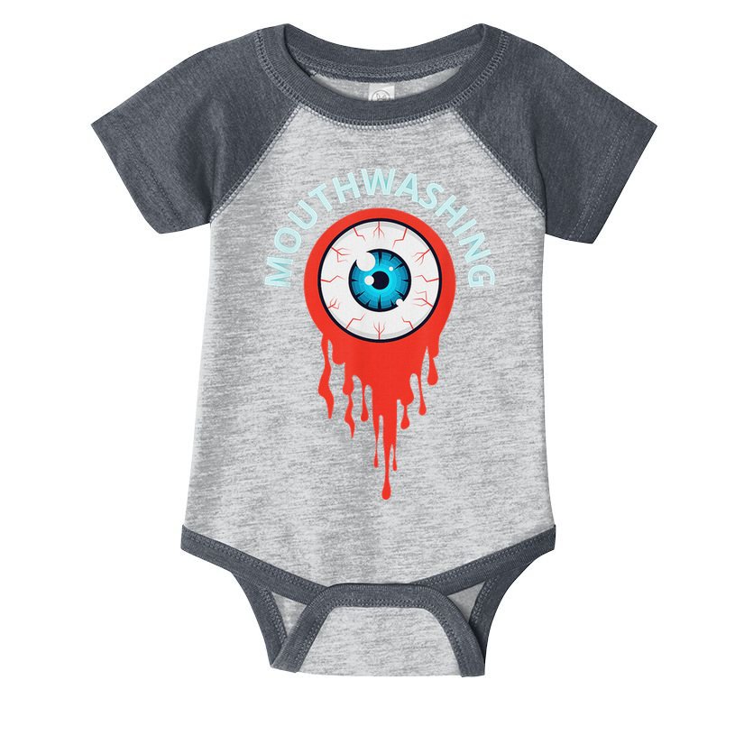 Mouthwashing Eye Art For Horror Fans Infant Baby Jersey Bodysuit