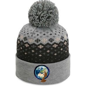 Mother Earth Afro Hair Galaxy The Baniff Cuffed Pom Beanie