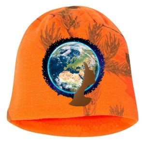 Mother Earth Afro Hair Galaxy Kati - Camo Knit Beanie