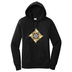 Modernhip Earthy Asymmetrical Mandala Women's Pullover Hoodie