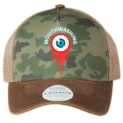 Mouthwashing Eye Art For Horror Fans Legacy Tie Dye Trucker Hat