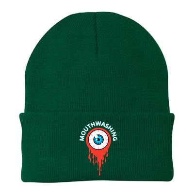 Mouthwashing Eye Art For Horror Fans Knit Cap Winter Beanie