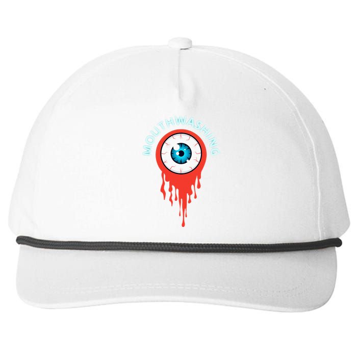 Mouthwashing Eye Art For Horror Fans Snapback Five-Panel Rope Hat