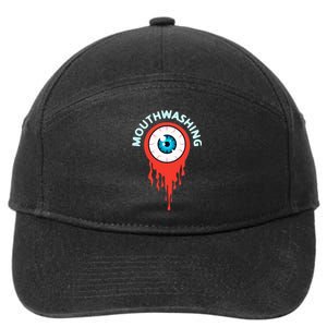 Mouthwashing Eye Art For Horror Fans 7-Panel Snapback Hat