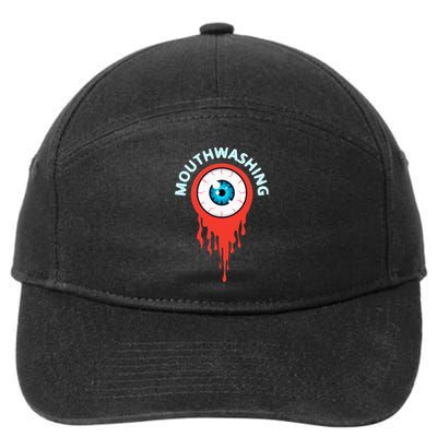 Mouthwashing Eye Art For Horror Fans 7-Panel Snapback Hat