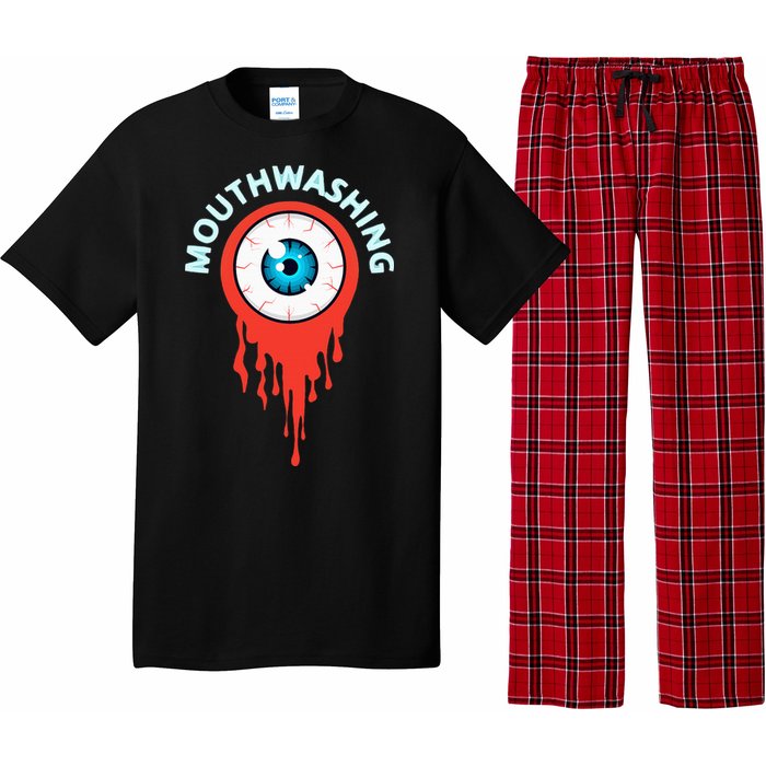 Mouthwashing Eye Art For Horror Fans Pajama Set