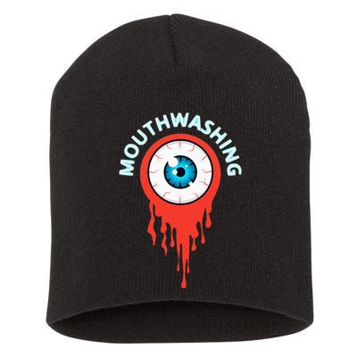 Mouthwashing Eye Art For Horror Fans Short Acrylic Beanie