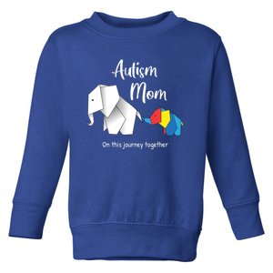 Mama Elephant Autism Awareness Autism Mom Cool Gift Toddler Sweatshirt