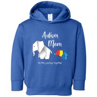 Mama Elephant Autism Awareness Autism Mom Cool Gift Toddler Hoodie