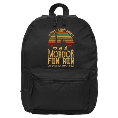Middle EarthS Annual Mordor Fun Run One Does Not Simply Walk Into Mordor 16 in Basic Backpack