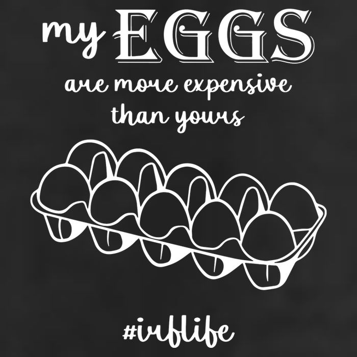 My Eggs Are More Expensive Than Yours Garment-Dyed Fleece Hoodie