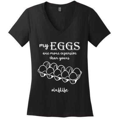 My Eggs Are More Expensive Than Yours Women's V-Neck T-Shirt