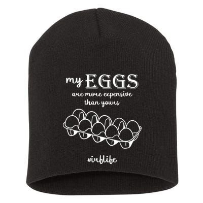 My Eggs Are More Expensive Than Yours Short Acrylic Beanie