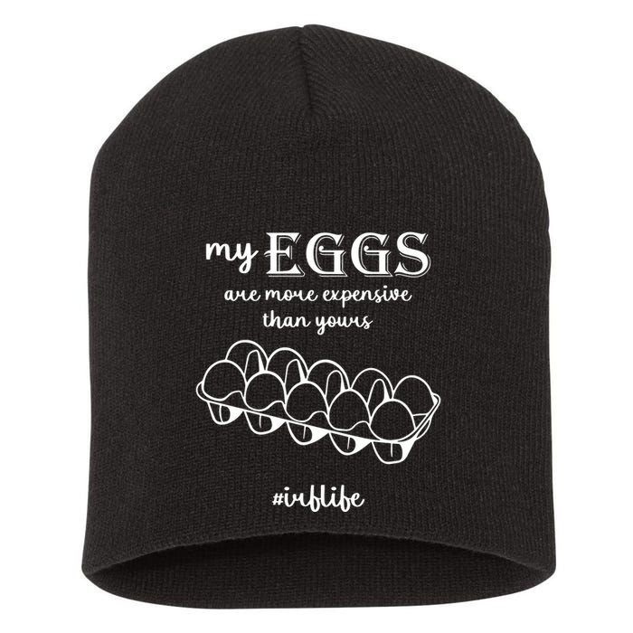 My Eggs Are More Expensive Than Yours Short Acrylic Beanie