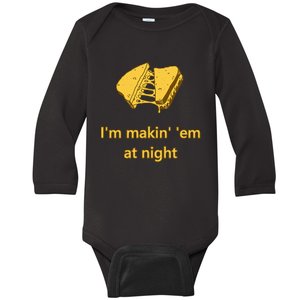 Makin Em At Night Baby Long Sleeve Bodysuit