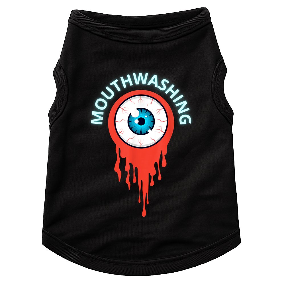 Mouthwashing Eye Art For Horror Fans Doggie Tank