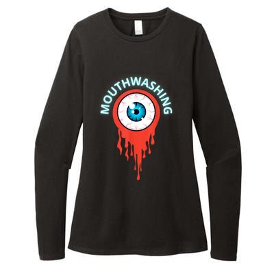 Mouthwashing Eye Art For Horror Fans Womens CVC Long Sleeve Shirt