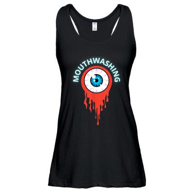 Mouthwashing Eye Art For Horror Fans Ladies Essential Flowy Tank