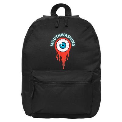 Mouthwashing Eye Art For Horror Fans 16 in Basic Backpack