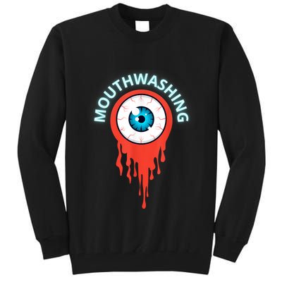 Mouthwashing Eye Art For Horror Fans Tall Sweatshirt