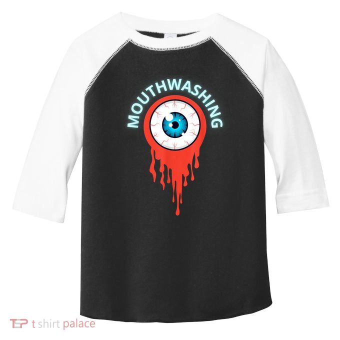 Mouthwashing Eye Art For Horror Fans Toddler Fine Jersey T-Shirt